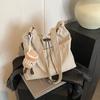 Bolso Grande Casual para Mujer 2026 Nuevo Bolso de Tela de Moda Bolso de Hombro Bolso Tote de Gran Capacidad para la Clase y el Trayecto Diario Bolso Cruzado