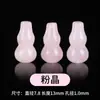 Pingente Pequeno de Ágata Vermelha Natural Pulseira DIY Colar Acessórios com Contas Cristal Rosa Abóbora Vermelha Melancia Pequenos Acessórios