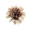 Novo cacto de flor artificial cabeça de crisântemo DIY flor de seda pequeno material de grampo de cabelo de crisântemo ornamento pequeno para fotografia em casa