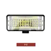 Luz quadrada LED para exportação transfronteiriça, farol de caminhão, luz de trabalho, três polegadas, cinco polegadas, campo de visão amplo, luz quadrada, luz de ré