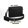 Nova Bolsa Samurai Preta Masculina Três-em-Um Bolsa de Ombro Fashion Bolsa Transversal Versátil Bolsa Transversal Fashion Clássica Bolsa Masculina
