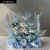 Novo Suporte de Chão para Flores de Casamento 50cm Flores Realistas Decoração de Casamento Arranjo de Flores Palco T Flores para Corredor Flores Artificiais de Casamento