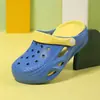Zapatos Croc para Niños Verano Nuevos Suela Suave Pantuflas de Exterior Suministro Directo Transfronterizo Niños Niñas Sandalias Ecológicas Zapatos de Playa