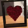 Caja de Regalo de Cumpleaños 520 para Esposa de Gama Alta Creativa Rosa Negra Corazón de Ángel Regalo de San Valentín para Novia Caja