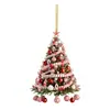 Colgante de árbol de Navidad transfronterizo, decoración navideña para exteriores, acrílico plano, decoración del hogar