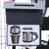 Taza de Té de Arena Púrpura, Taza Personal para el Hogar, Taza de Oficina, Regalo del Día del Padre para Personas Mayores, Regalo Práctico para la Reunión Anual de la Empresa