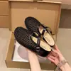 Pantuflas de Malla con Punta Abierta para Mujer, Nuevo Estilo Verano 2026, Mules Transpirables con Tira Única, Sandalias Tejidas Huecas