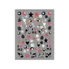 Pegatinas Creativas para Uñas de Billar con Dados 5D en Relieve Llama Tridimensional Estrella de Cinco Puntas Pegatinas de Arte para Uñas DIY Accesorios Sl Modelo