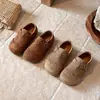 Sapatos Birkenstock macios estilo coreano para meninas, nova coleção primavera/outono 2026, sapatos de princesa estilosos para bebês meninas, sapatos de passeio para meninas pequenas