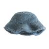 Sombrero de pescador transfronterizo para mujer, gorro de lavabo cálido con forro polar para otoño e invierno, gorro de invierno de lana de cordero, gorro de felpa grueso de estilo coreano para hombre.
