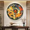 Fabricante de Punto de Cruz TikTok Kuaishou Xiaohongshu Dropshipping Nuevo Modelo 2026 Bordado con Hilo Sala de Estar Bordado Dragón y Fénix Diseño Propicio