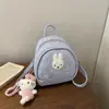 Mochila estilo universitário com estrelas para mulheres, nova mochila estampada da moda 2026, pequena bolsa escolar de verão doce estilo girlie