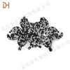 Super Flash Cristal Couro Superfície Pétala Flor Vestido Acessórios para Cabeça DIY Decorativo Grampo de Cabelo Corsage Sapato Flor Material Lote
