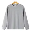 Nova Blusa de Moletom de Lã Outono e Inverno para Homens, Gola Redonda, Casual, Solta, Manga Longa, Camada Base, Bordado de Logo Personalizável para Homens e Mulheres