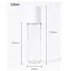 Botella de Presión Hidratante y Humectante de 30-120ml Plástico Petg Botella Dispensadora Cosmética Set de Emulsión de Agua Botella con Spray