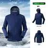 Jaqueta de soft shell estilo Kaimou Stone para homens, jaqueta de camada única à prova de vento e resistente à água, casaco feminino antimanchas, personalizável com logotipo