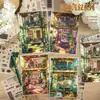 Serie Serena y Contada Ligeramente Paquete de Pegatinas de Escenario de Casa Miniatura Paquete de Pegatinas de Collage de Escenario del Hogar Estereoscópico 3D Transfronterizo
