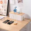 Suministrado Directamente por el Fabricante, Caja de Plástico para Almacenamiento de Cables, Caja para Cables de Regleta, Caja Organizadora de Cables, Caja de Almacenamiento para Cables de Datos y Tomas