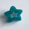 Pinza para el pelo coreana nueva y colorida de cereza y estrella de cinco puntas, pinza lateral de moda linda, pinza de tiburón, accesorios para el pelo para niños