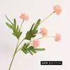 Amazon Cor de Outono 5 Cabeças Bola de Dente-de-Leão Crisântemo Arranjo de Flores Artificiais Decoração Cena Floral Decoração de Casamento Flores Artificiais