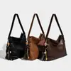 Bolsa de Ombro Fashion de Design Exclusivo Grande Capacidade para Mulheres 2025 Nova de Inverno Bolsa Tote de Mão Grande Capacidade para o Dia a Dia