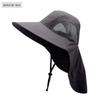 Sombrero de pescador impermeable de verano para hombre y mujer, para actividades al aire libre, montañismo, pesca, sombrilla, ciclismo, gran cornisa, protección para el cuello, sombrero para el sol.