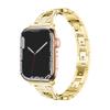 Correa de aleación de zinc para Apple Watch 8 Ultra de 49 mm. Correa de metal con diamantes cruzados para iWatch 10.