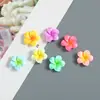 Tamaño pequeño flor de resina agujero zapatos flor funda para teléfono móvil pegamento crema DIY aislamiento parche para taza de agua accesorios para el cabello accesorios