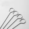 Brochetas de Acero Inoxidable para Barbacoa para Brochetas de Cordero al Aire Libre y Herramientas para Asar