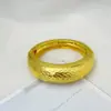 Pulsera de Metal con Diseño Irregular de Paisaje de Agua Ondulada de Primavera, Moda Transfronteriza Europea y Americana
