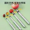 Descorazonador de Azufaifo de Acero Inoxidable, Herramienta para Pelar y Descorazonar Fruta Manzana Espino Blanco, Herramienta Casera para Descorazonar Fruta de Múltiples Especificaciones