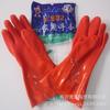 Guantes de PVC para uso doméstico, resistentes a ácidos y álcalis, resistentes al aceite y a la ropa, de tela de algodón y lana, de Asia Oriental 802.