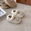 Zapatos de Princesa para Niña con Pedrería y Piel 2026 Invierno Zapatos de Algodón y Piel Lindos Suaves Adorables para Bebé Niña Mocasines Elegantes