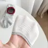 Meias Invisíveis de Cano Baixo para Mulheres, Finas de Verão, Coloridas da Moda com Bolinhas, Meias Sociais Baixas Antiderrapantes de Silicone Fofas para Meninas e Estudantes