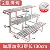 Estante para Flores de Balcón de Acero Inoxidable Escalera de Hierro de Pie Multicapa Suculentas Almacenamiento para Sala de Estar Decorativo para Exterior Soporte para Macetas
