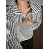 Sudadera de Chenilla con Cuello Alto Otoño 2025 Tendencia Retro Americana Diseño Básico Sudadera con Cuello Vuelta de Peso Pesado para Hombre