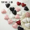 Accesorios de Cuero en Forma de Corazón Shangjin Adornos Ramo de Flores Regalo a Juego Accesorios en Forma de Corazón Materiales Florales Hechos a Mano DIY