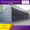 Foshan fábrica de armazenamento push-pull toldo atividade guarda-sol logística local estacionamento galpão móvel tenda telescópica