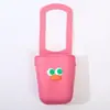 Portavasos de silicona popular y adorable para cochecito de bebé, silla de ruedas para bicicleta y pasamanos de piscina - una bolsa de taza de silicona multifuncional