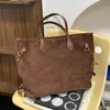 Bolso con Estampado de Leopardo Transfronterizo para Mujer Gran Capacidad Nuevo Otoño e Invierno 2025 Bolso de Hombro Versátil Mate Retro Bolso Tote para el Trabajo