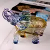 Pote de Vidro Flevinz Elefante Pote para Frutas Secas Presente de Inauguração Casa Sala de Estar Pote de Doces Açucareiro