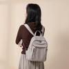Mochila para mujer, nueva llegada, moderna, combinable, estilo coreano, ligera, de gran capacidad, de tela Oxford, de lona, sencilla, para viaje y computadora.