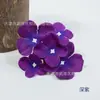 Cabeça de Hortênsia para Simulação 5 Galhos Flores de Hortênsia Flor de Hortênsia Rosa Arranjo de Flores para Parede Flor para Sapato Flor para Chapéu Flor DIY Cabeça de Flor Atacado