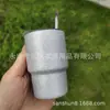 Novo Copo Mini para Licor de 3 oz, Copo de Café Espresso, Copo com Canudo de Aço Inoxidável com Pintura Diamante de Camada Dupla