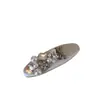 Presilha de Cabelo BB Clip Lateral com Laço de Strass Pérola Ins Cinza Prata de Alta Qualidade para Mulheres Exquisite Temperamento Presilha para Mechas Rebeldes