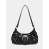 Bolso de Hombro Retro de Cuero Bicolor Estilo Maillard Estilo Wasteland Estilo Hot Girl de Venta Caliente Transfronterizo de Primavera