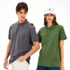 Camisa Polo de Manga Corta con Cuello de Solapa Antibacteriana Dupont Sorona 7A de 200g Ropa de Trabajo de Verano para Hombre con Logo Estampado Camisa Polo