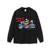 Camiseta de Hombre Oversize Street Anime Estampado de Personaje de Dibujos Animados Japoneses Algodón Suelto Manga Corta Modelos para Hombre y Mujer