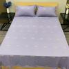 Sábana de Algodón Cepillado Pieza Única Sábana de Verano Dormitorio Cama Individual/Doble Sábana para Dormitorio de Estudiantes Pieza Única Simple