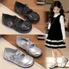 Zapatos Mary Jane de encaje con lazo para niñas, nueva colección primavera/verano 2026, suela suave, antideslizantes, elegantes zapatos de princesa para bebés